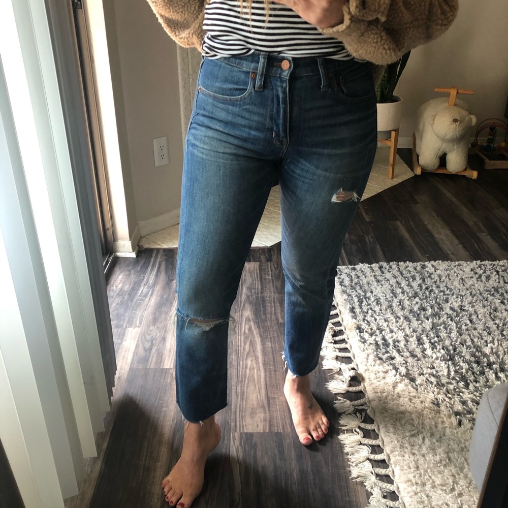 Madewell Jeans - straight crop